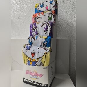 Sailor Moon Crystal Socks Set Of 5